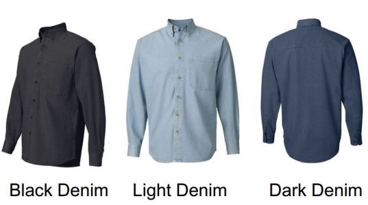 Denim shirts