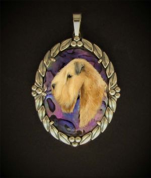 Sterling silver cabochon pendant